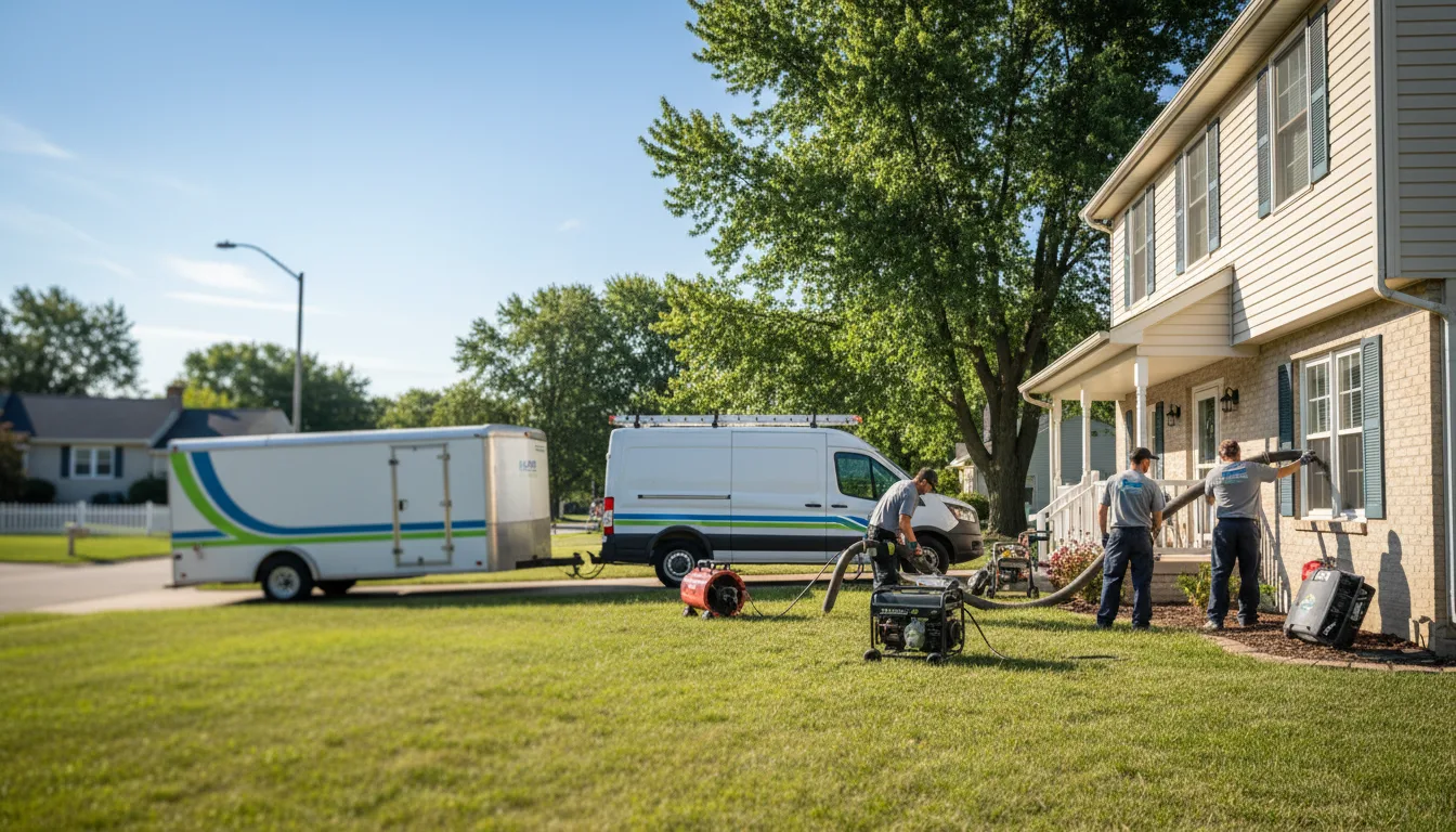 Flooded Basement Restoration And Cleanup With Repair in Matlock, IA near me